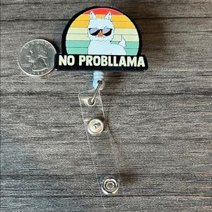 Llama badge reel